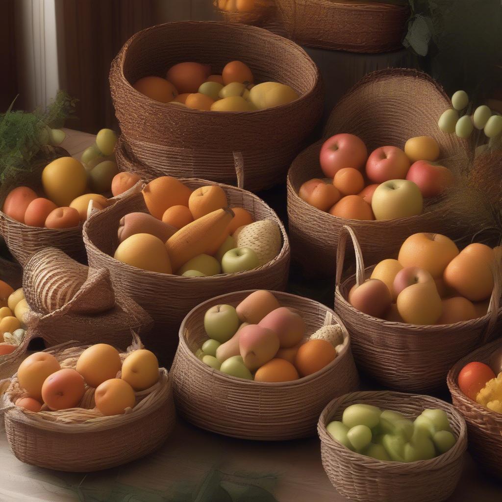 Smallwood's Harvest Wicker Baskets Collection