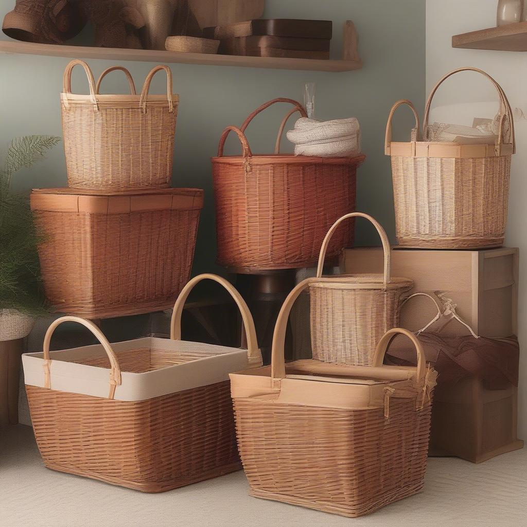 Smallwoods Wicker Baskets with Free Shipping