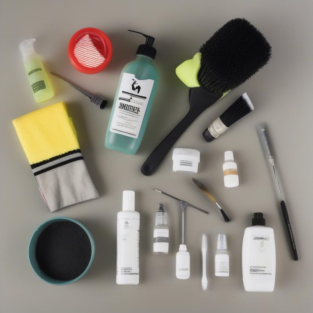 Essential Sneaker Cleaning Kit Components