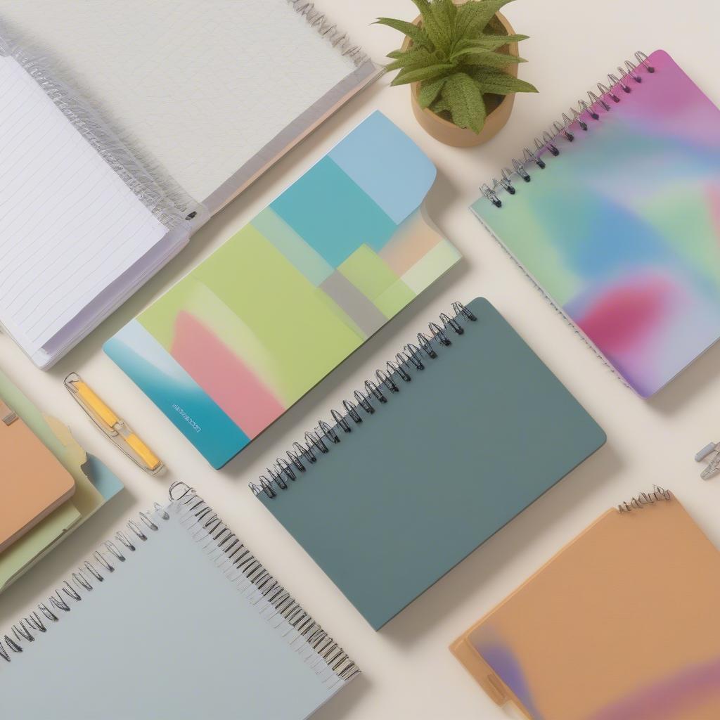 Various Spiralbound Notebooks