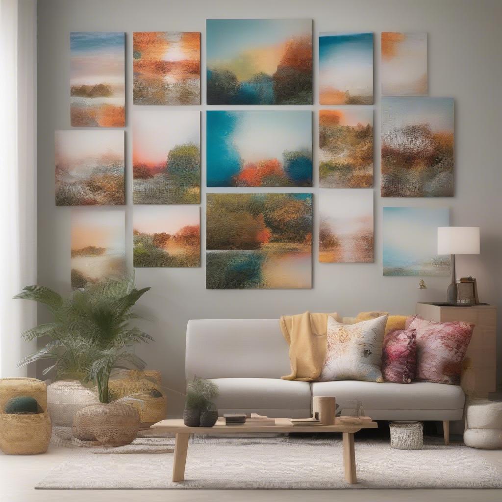 Square Canvas Prints Gallery Wall