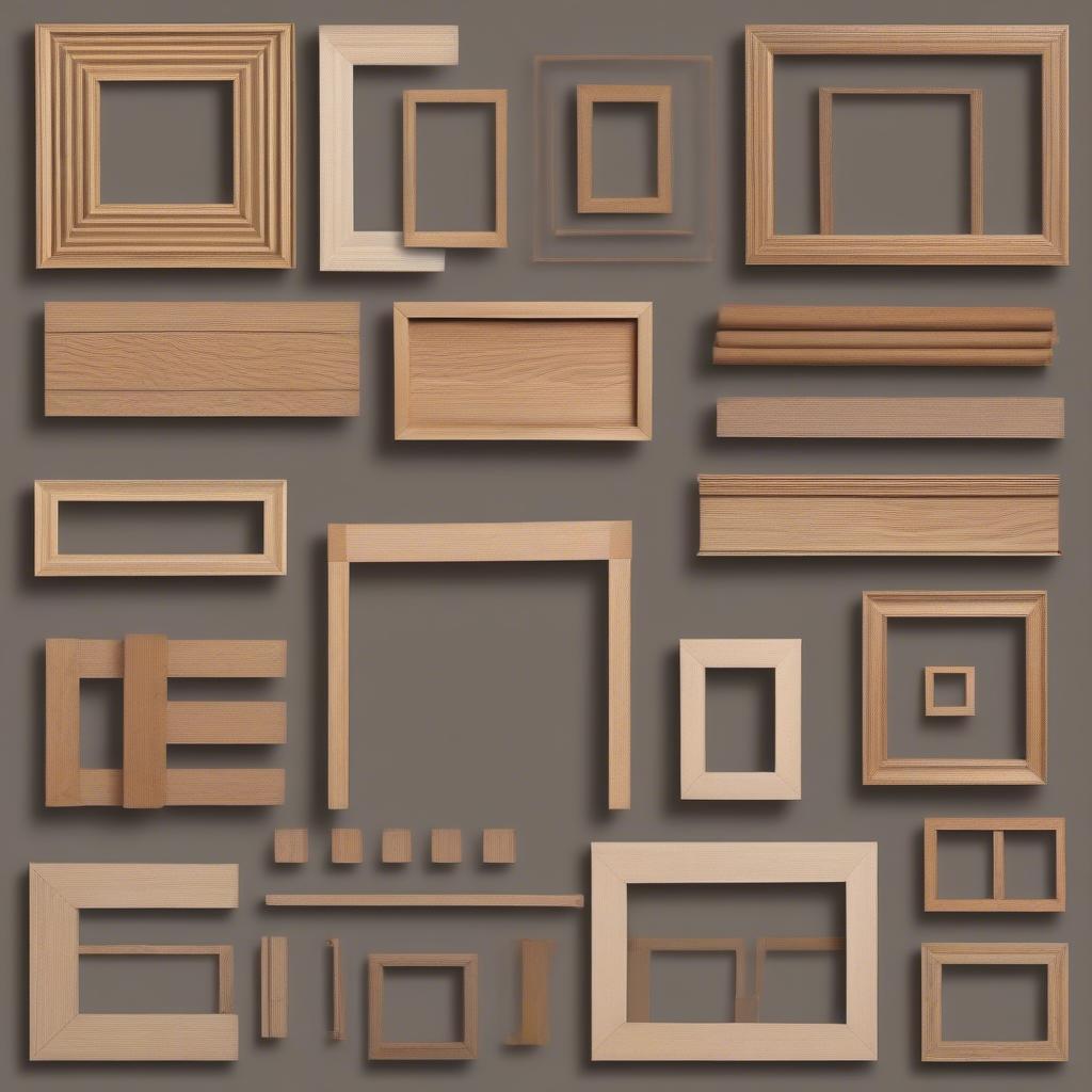 Variety of Square Frame Wooden Options