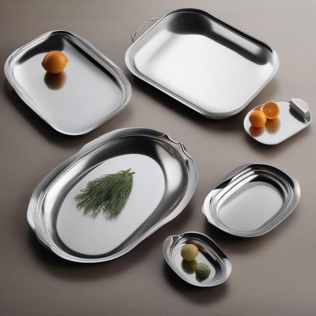 Stainless Steel Tray Shapes: Round, Oval, Rectangular, and Square