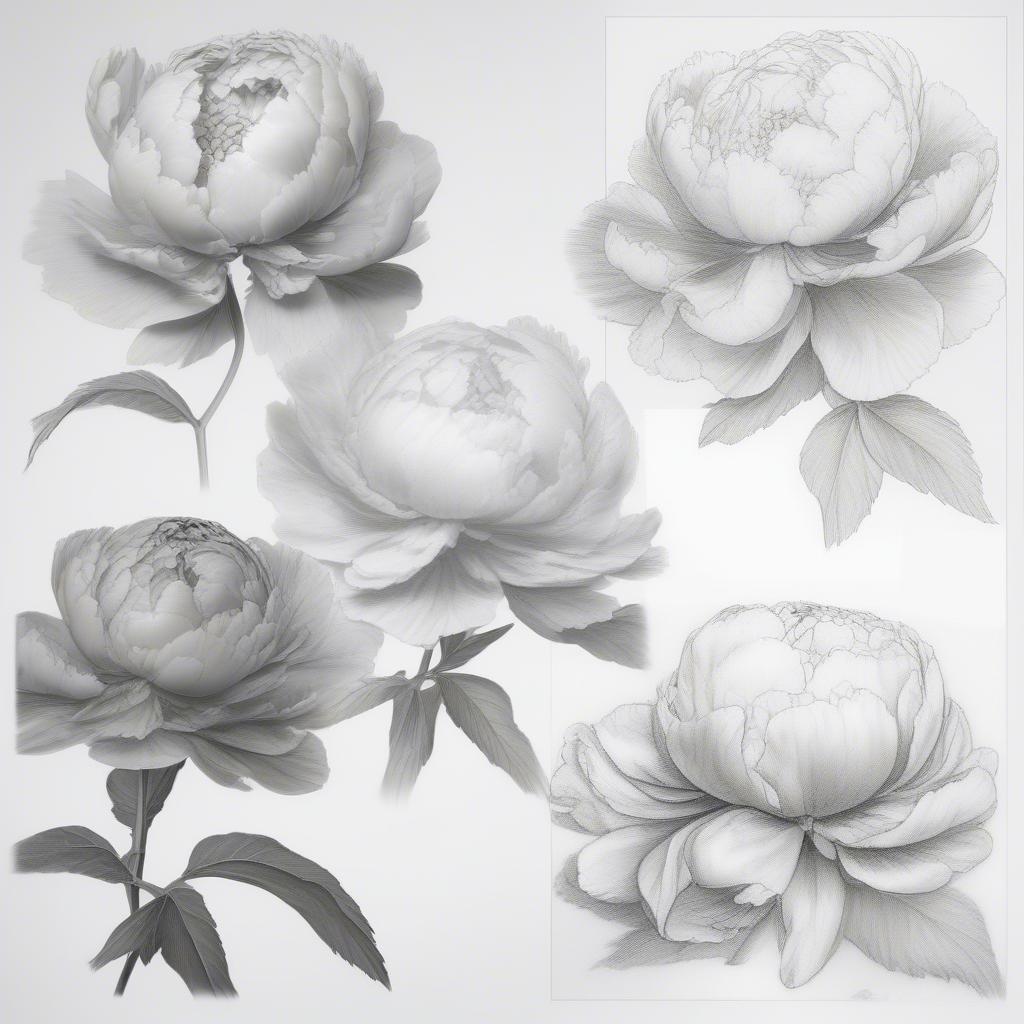 Step-by-Step Peony Drawing Tutorial