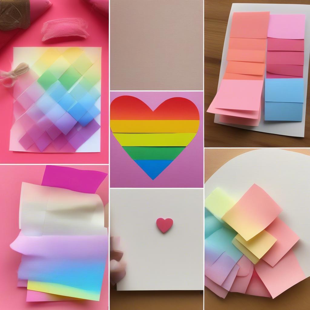 Advanced Sticky Note Heart Designs: Ombre, Rainbow, Checkerboard