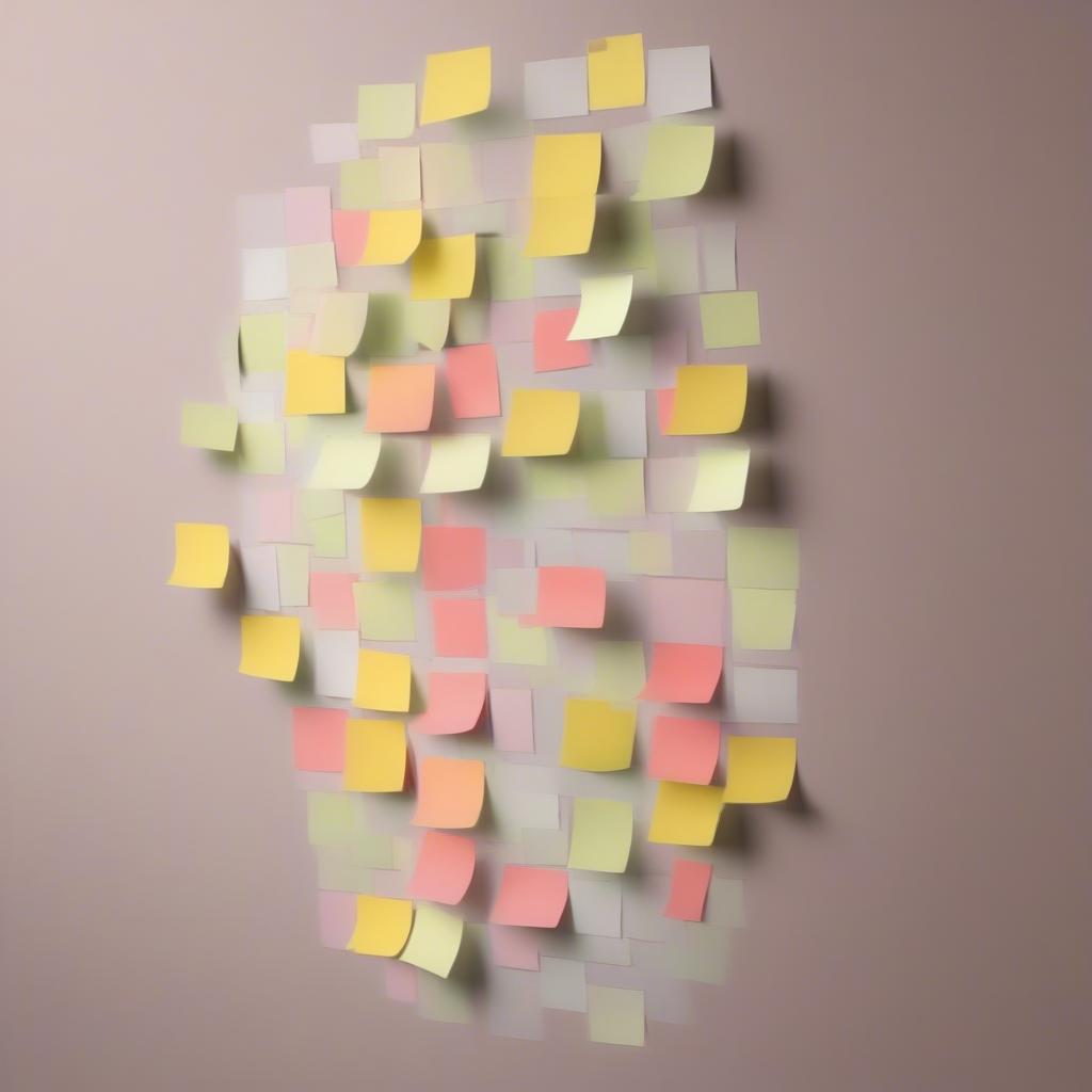 Creating a Simple Heart with Sticky Notes