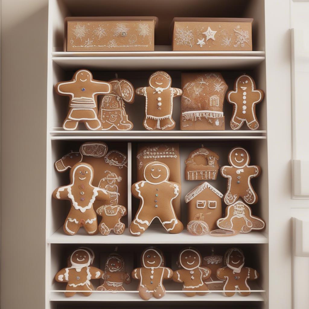 Storing Gingerbread Wall Hangings