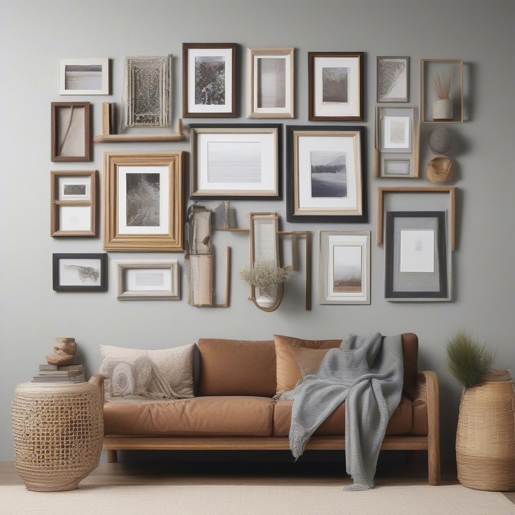 Styling 11x14 Picture Frames with Different Materials