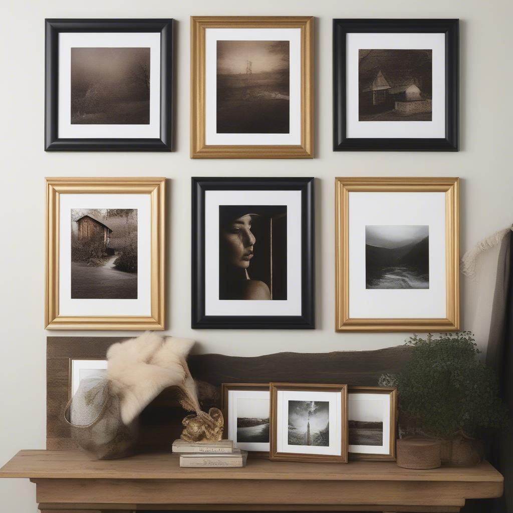 Styling Options for 8x10 Matted Frames