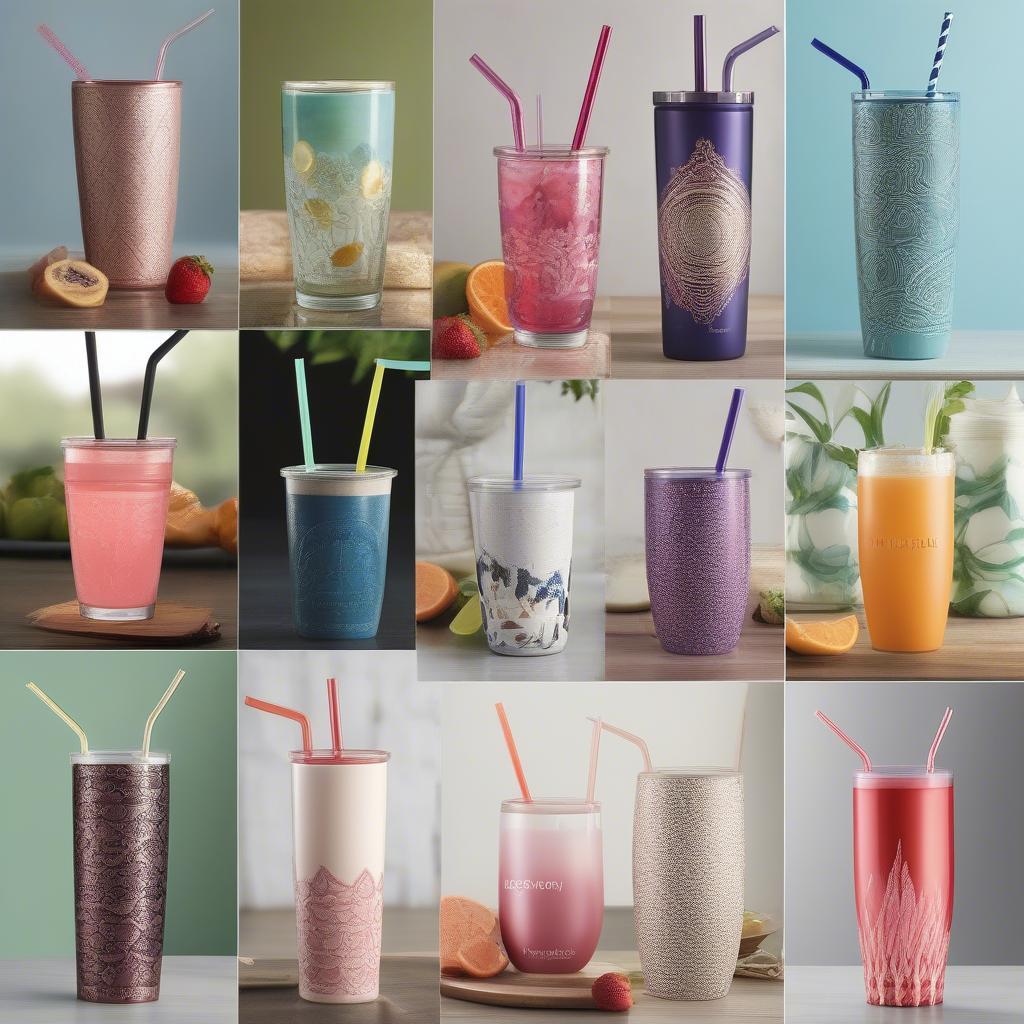 Stylish Tumblers with Straws for Every Occasion