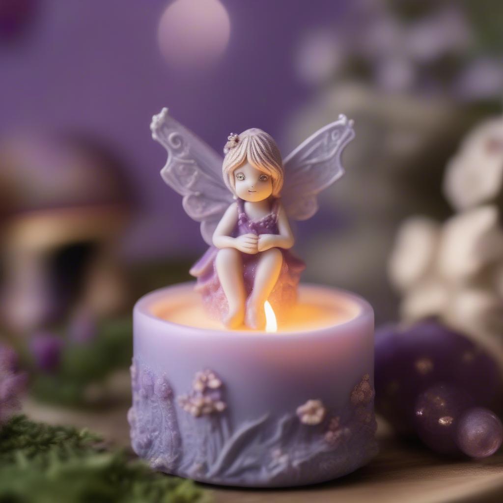 Handcrafted Sugar Plum Fairy Candle