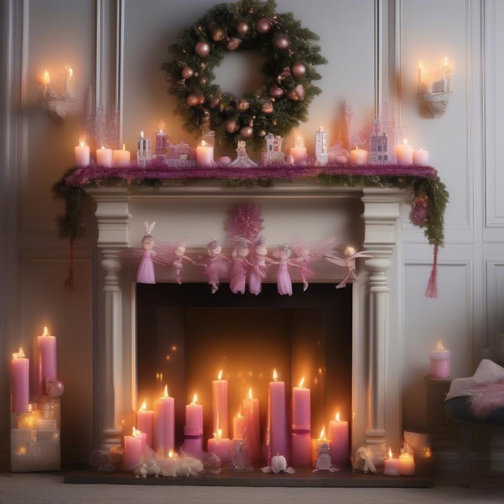 Sugar Plum Fairy Candles for Holiday Decor