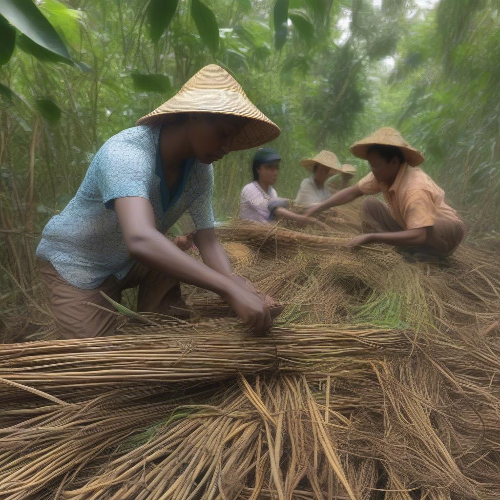 Sustainable Rattan Harvesting Practices