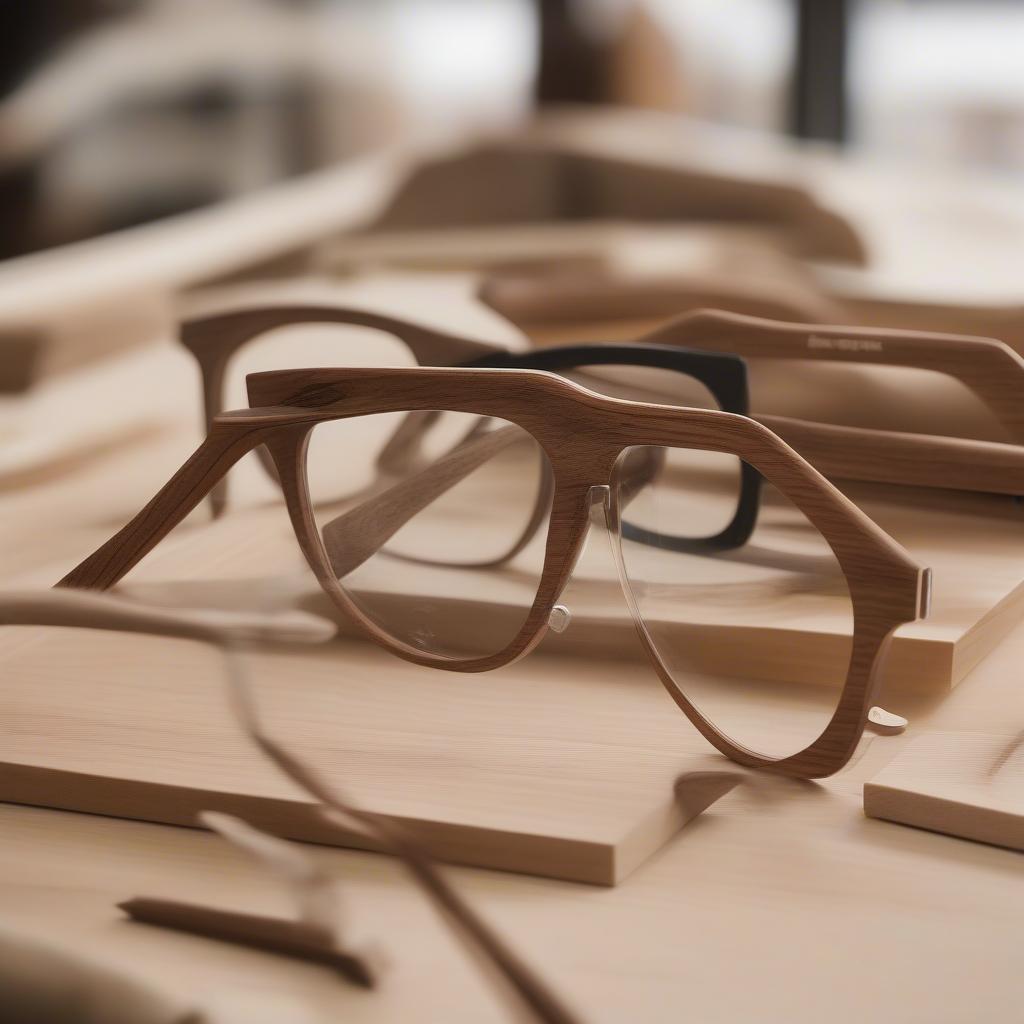 Sustainable Production of Wood Grain Eyeglass Frames