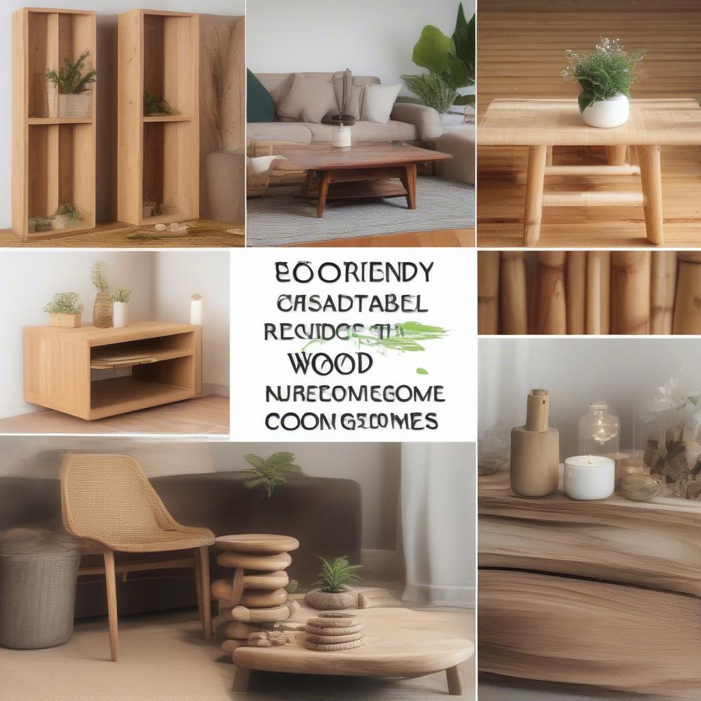 Sustainable Wood Home Decor Options