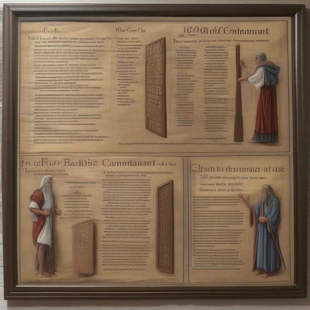 Cleaning and Maintaining a Ten Commandments Wall Hanging