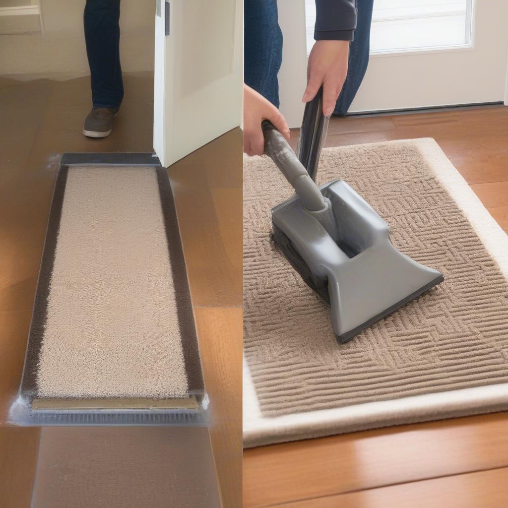 Texas Doormat Care and Cleaning: Shaking, Brushing, and Vacuuming