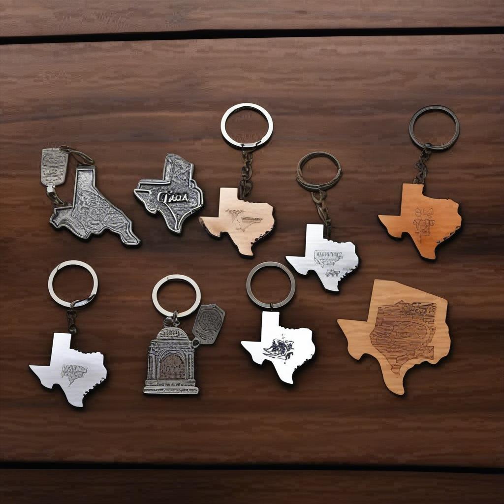 Texas Keychain Styles