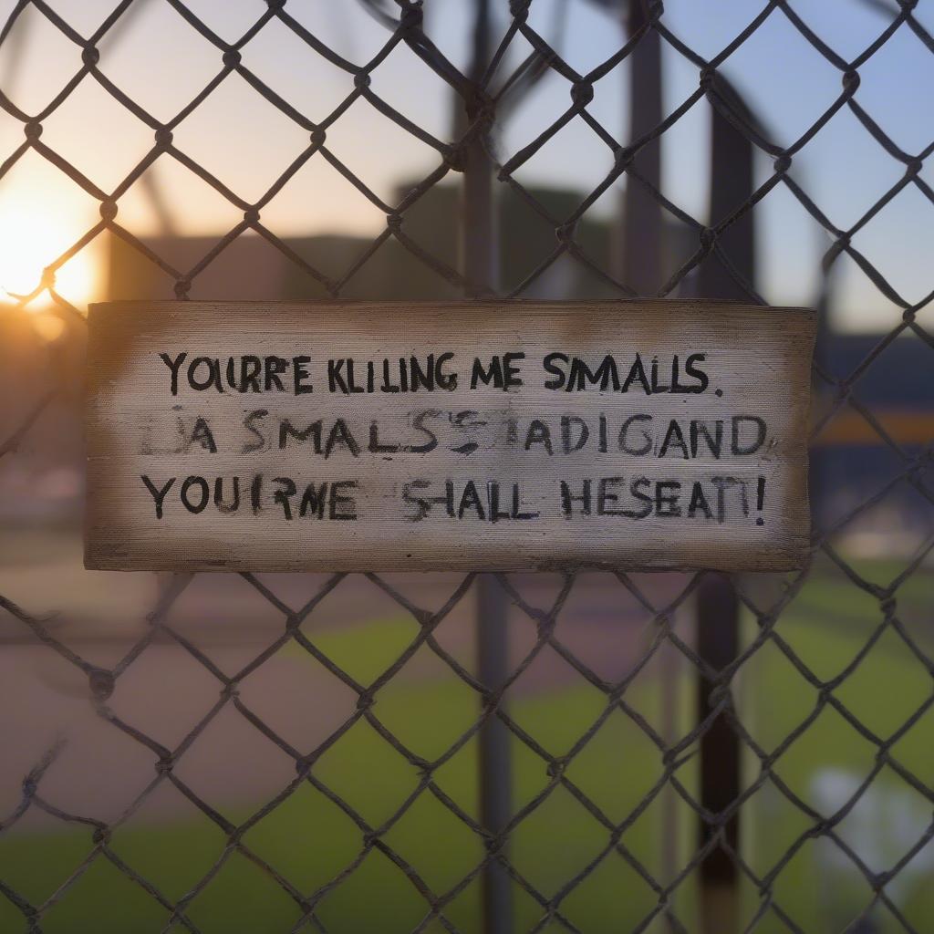 The Sandlot Sign Evokes Childhood Memories and Nostalgia