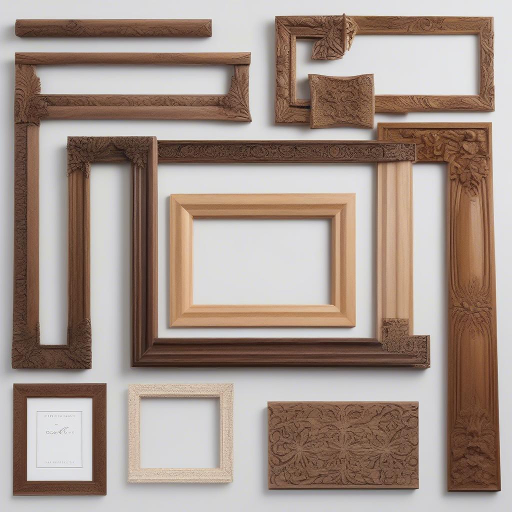 Variety of Thick Wooden Picture Frames