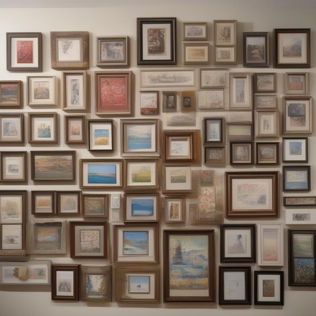 Tiny Canvas Gallery Wall Display