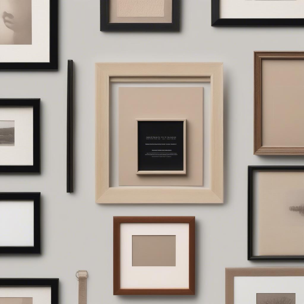 Tiny Hanging Picture Frames: Wood, Metal, and Plastic Options