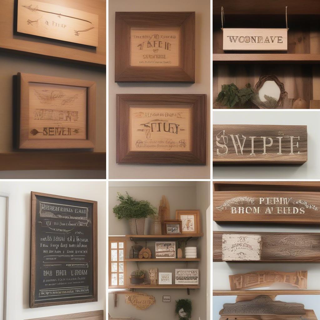 Wood Sign Decor Ideas for Tiny Homes