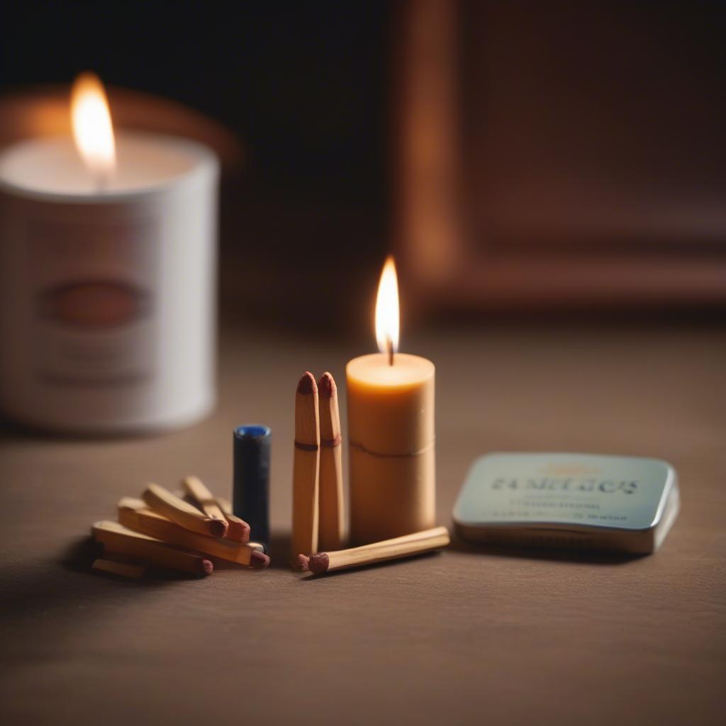 Traditional Candle Lighters: Matches and Wick Lighters