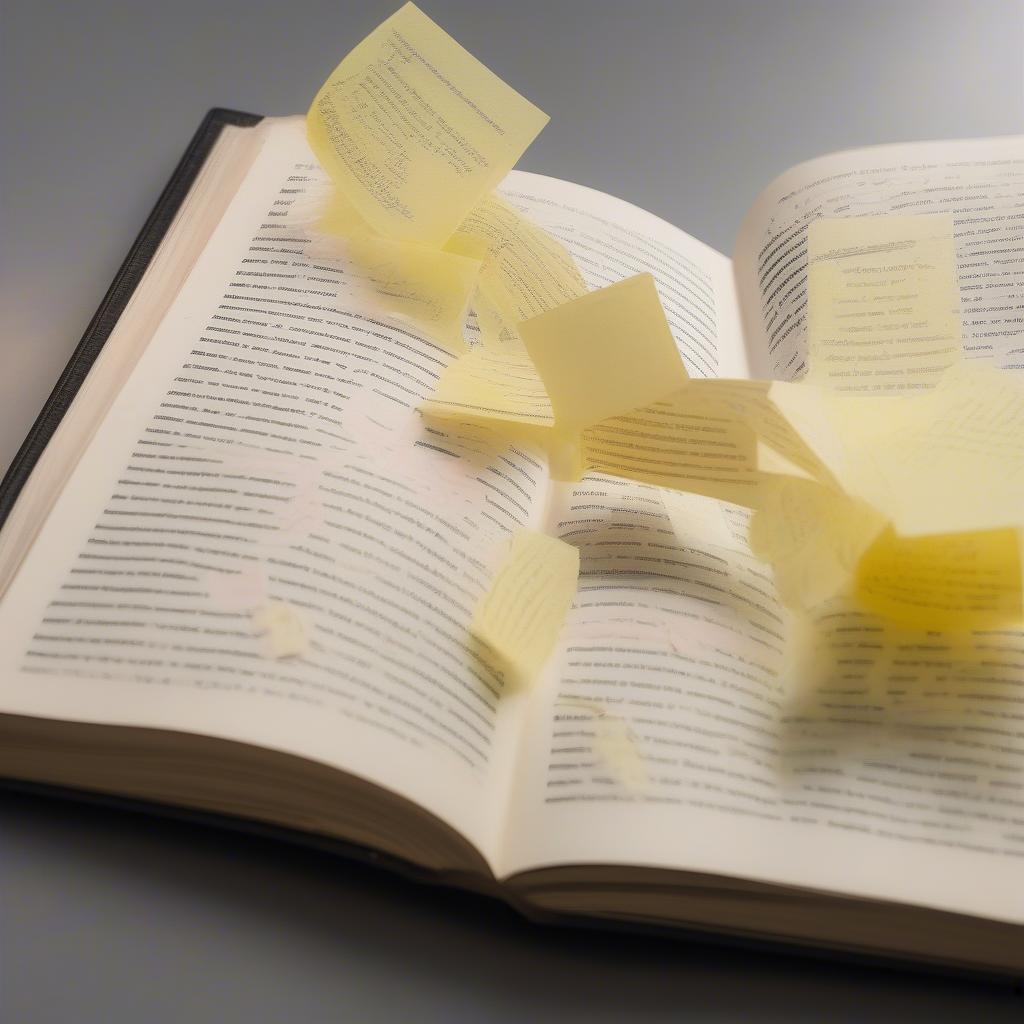 Transparent Notes on Books