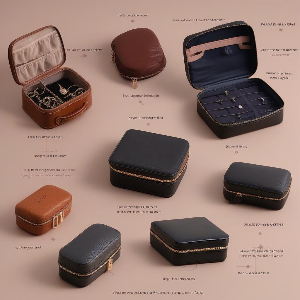 Travel Jewelry Case Materials