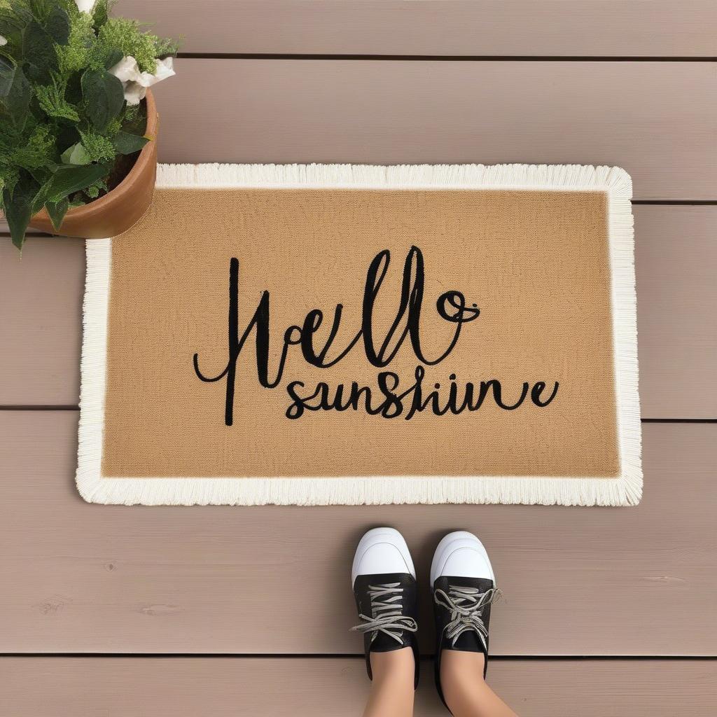 Trending Hello Sunshine Doormat Designs