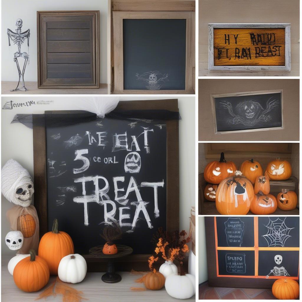 DIY Trick or Treat Sign Ideas