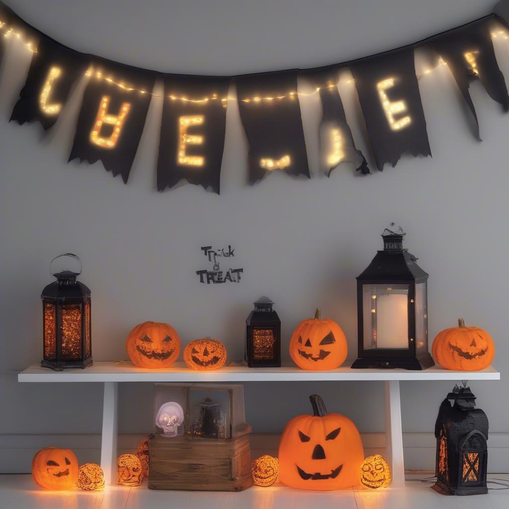 Illuminated Trick or Treat Sign Ideas