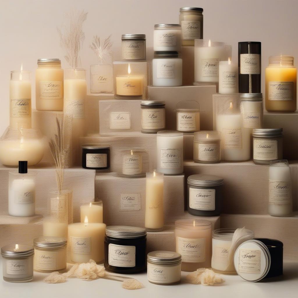 Variety of Tyler Candle Scents and Products