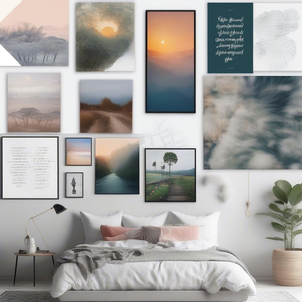 Types of Bedroom Wall Canvas