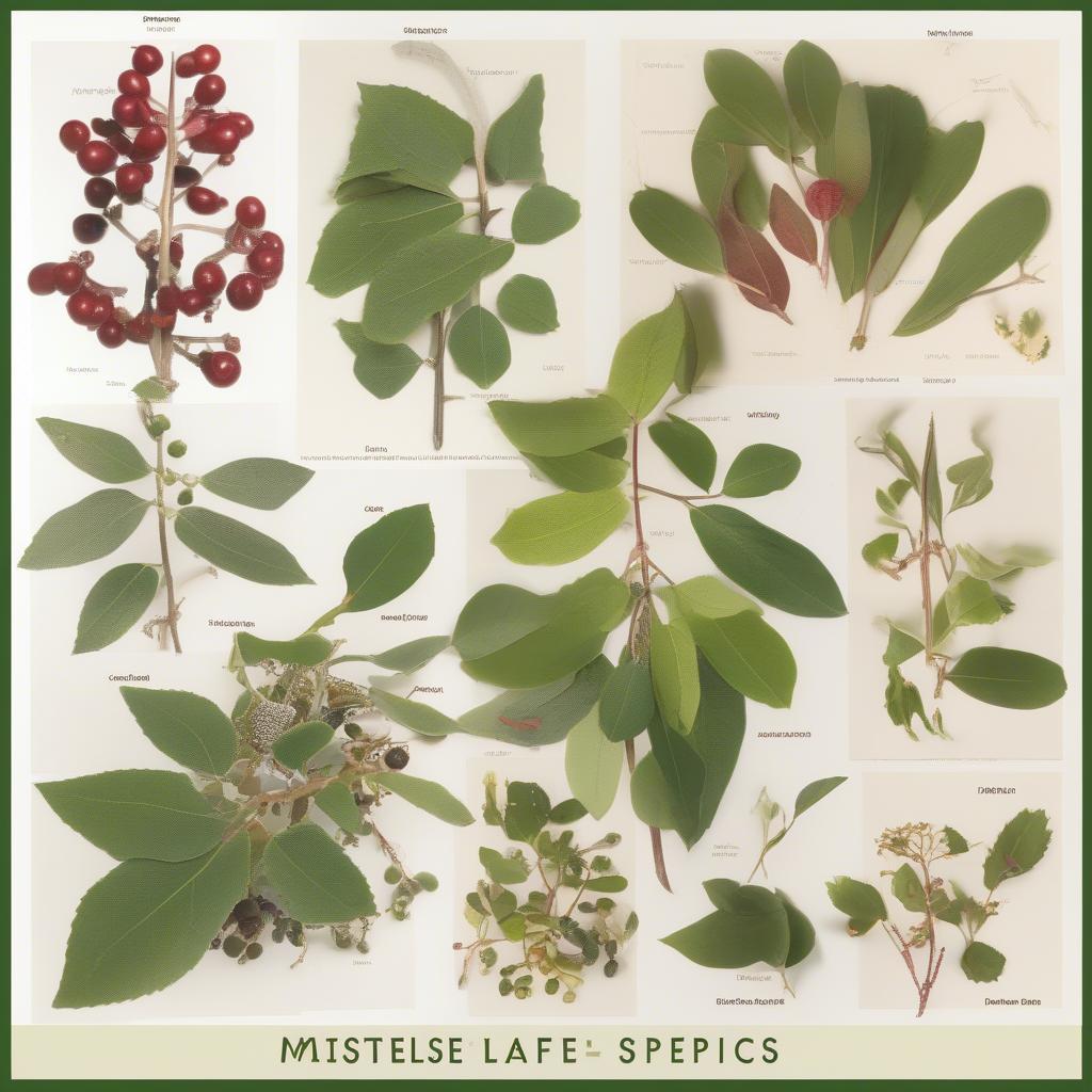 Different Types of Mistletoe