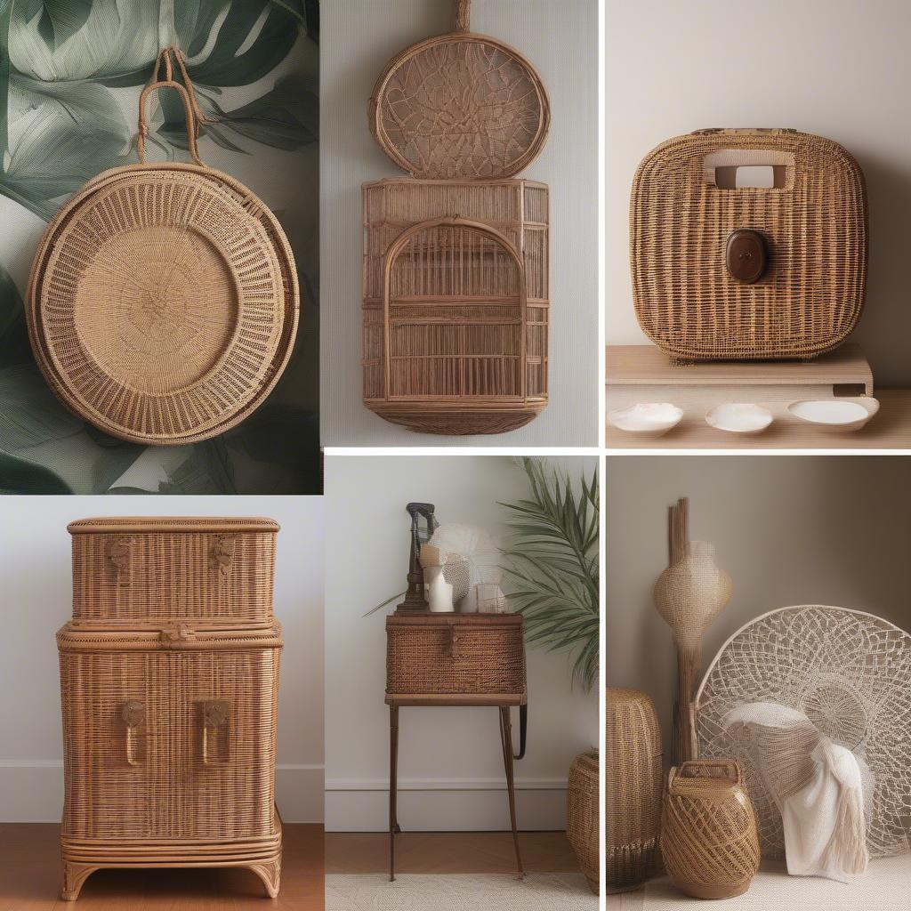 Unique Wicker and Rattan Items at 44th and X