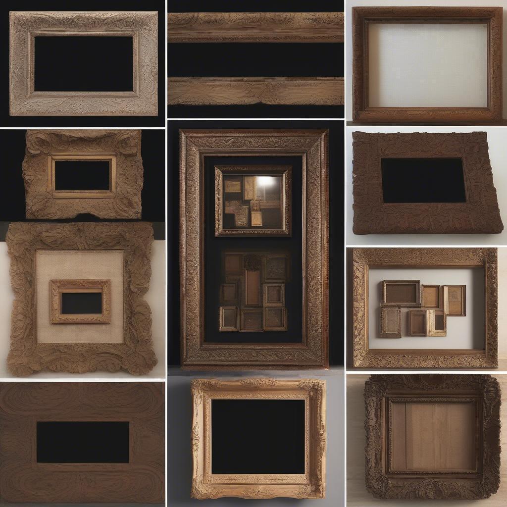 Unique Wooden Frames for Decoration