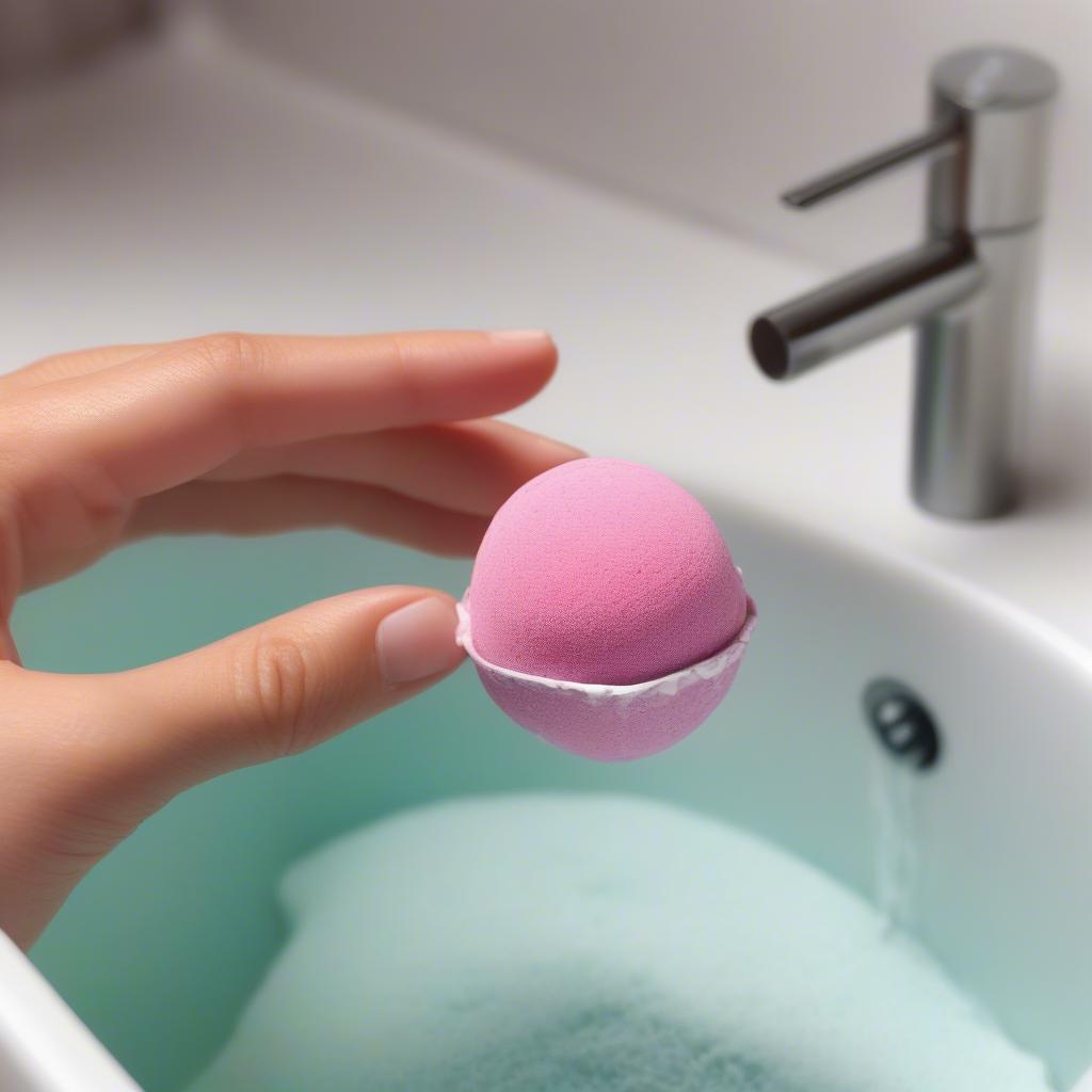 How to Use a Mini Bath Bomb