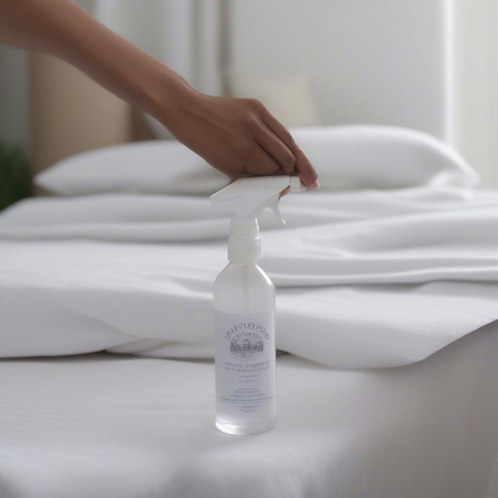 Using The Laundress Linen Spray