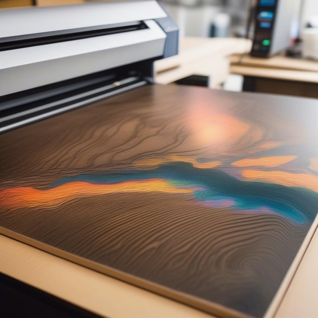 UV Wood Printer Technology in Action