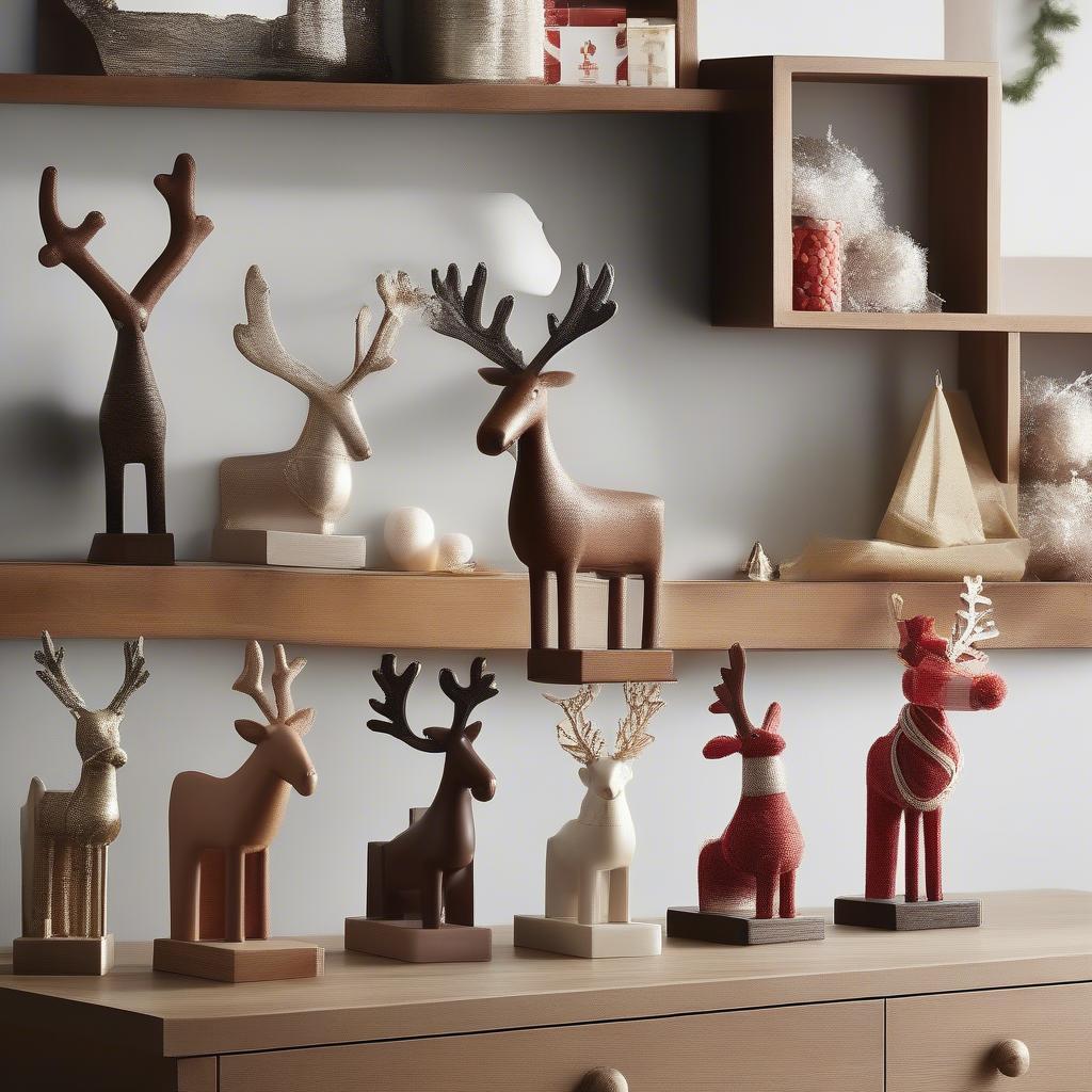 Different Styles of Crate and Barrel Reindeer Stocking Holders