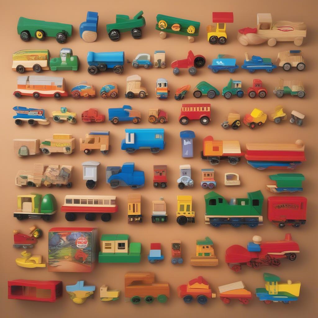 Variety of Homewood Toys