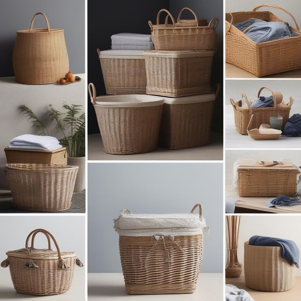 Variety of Wicker Baskets