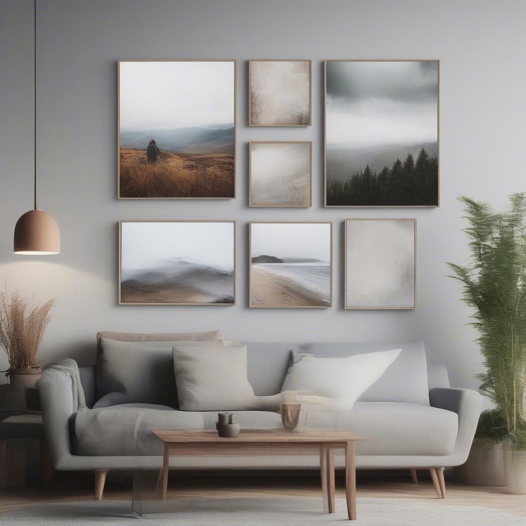 Different Frameless Canvas Sizes