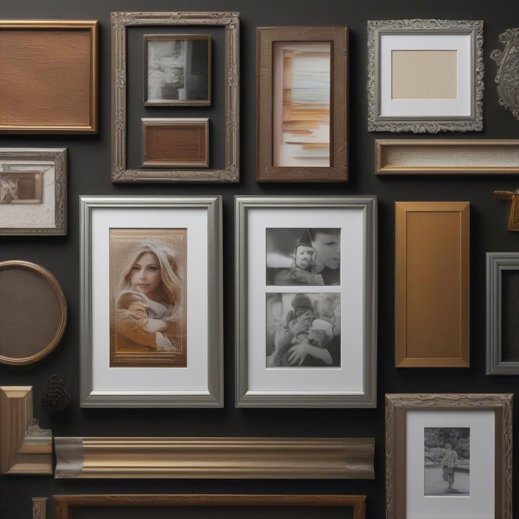 Various Materials and Finishes for Custom Print Frames