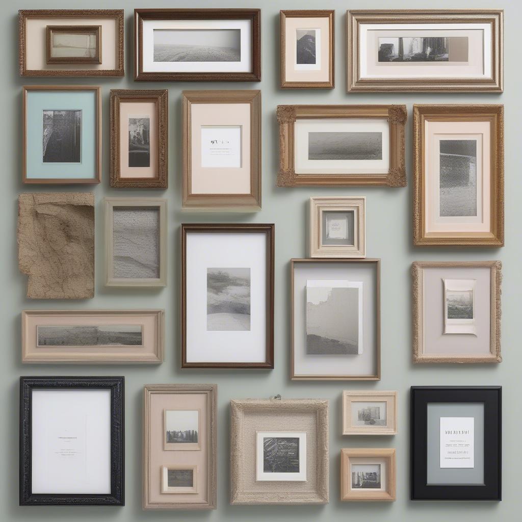 Different picture frame options available online