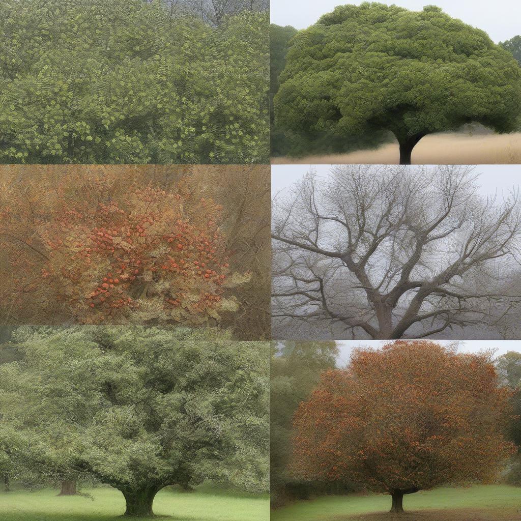 Different Trees Commonly Hosting Mistletoe