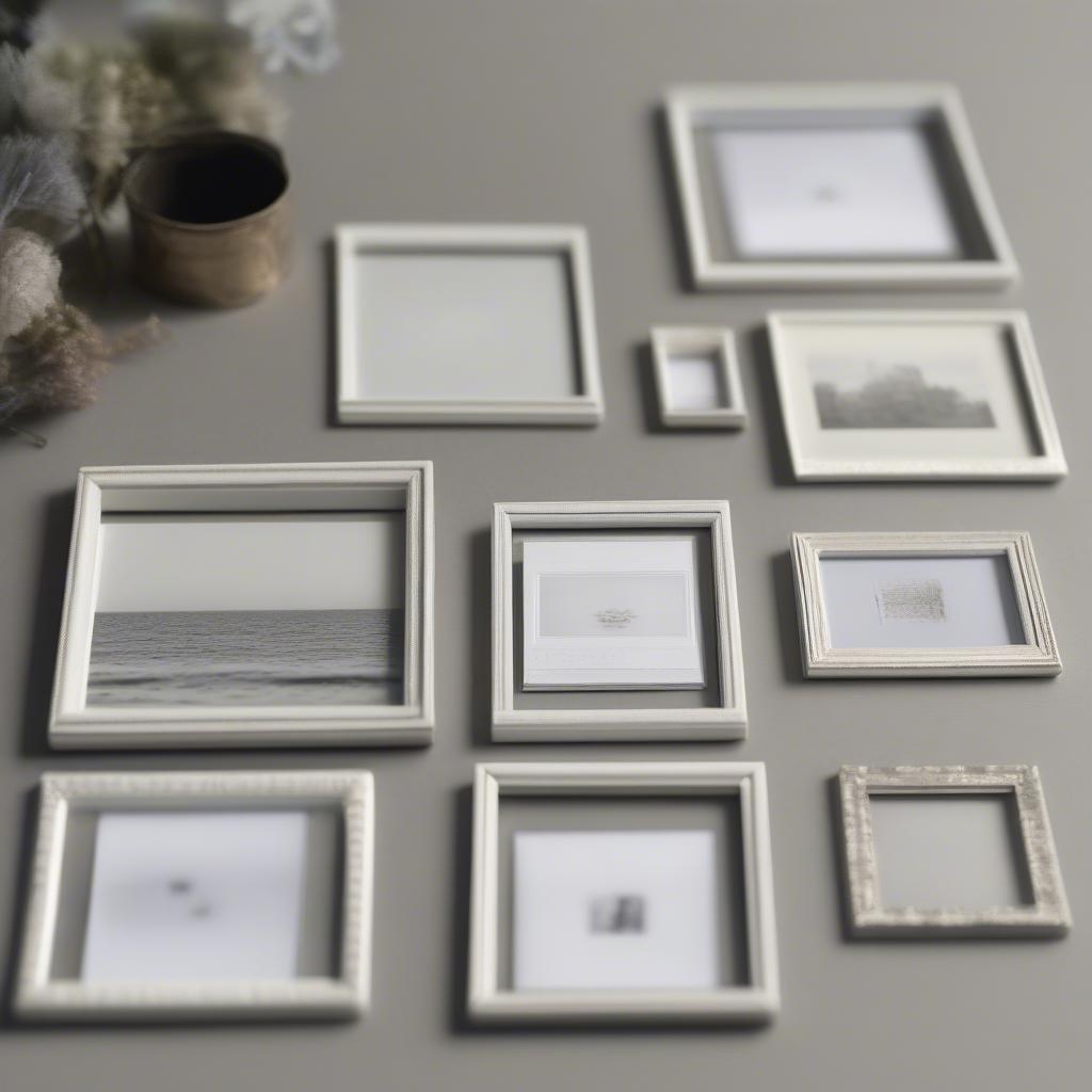 Comparing Sizes of Very Small Photo Frames