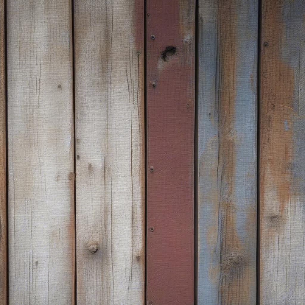 Close-up of Vintage Barn Sign Craftsmanship